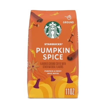 Starbucks Ground Coffee Pumpkin Spice Naturally Flavored - 11 Oz Limited Edition