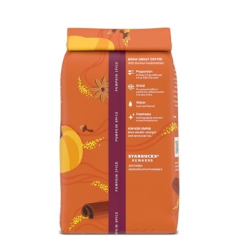 Starbucks Pumpkin Spice Ground Coffee - Aromatic & Flavorful