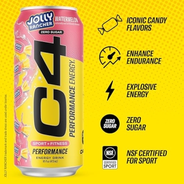 Cellucor C4 JOLLY RANCHER Watermelon Energy 12 Pack