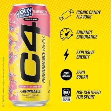Cellucor C4 JOLLY RANCHER Watermelon Energy 12 Pack