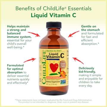 ChildLife Liquid Vitamin C for Kids - Immune Support Supplement