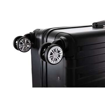 Rockland Paris Hardside Luggage Set with Spinner Wheels
