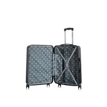 Rockland Paris Hardside Luggage Set with Spinner Wheels