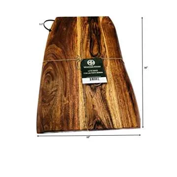 Mountain Woods Live Edge Cutting Board - Acacia Wood