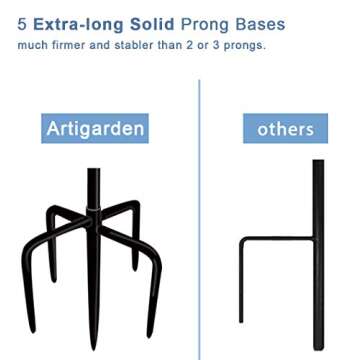 Artigarden Adjustable Shepherd Hooks for Outdoor Decor