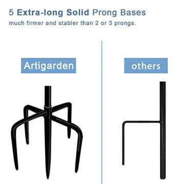 Artigarden Adjustable Shepherd Hooks for Outdoor Decor