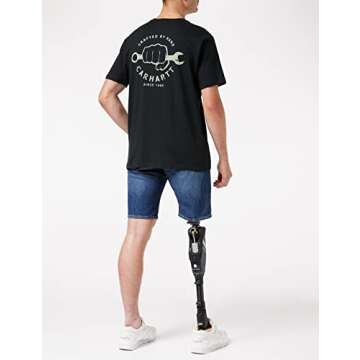 Carhartt Maddock Strong Graphic Pocket Short Sleeve T-Shirt Black LG (Reg)