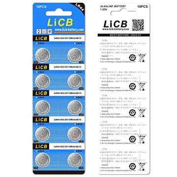 LiCB LR44 AG13 Battery 20 Pack Reliable Power Supply