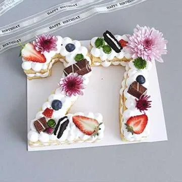 RAYNAG 0-8 Number Cake Stencils for DIY Baking