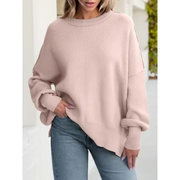 Shop ANRABESS Women's Cozy Oversized Fall Pullover