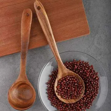 Wooden Cooking Utensil Set 6-Piece for Eco-Friendly Cooking