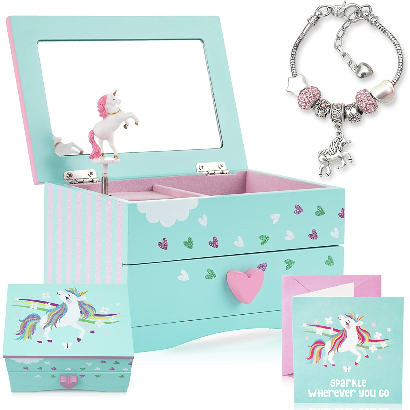 Unicorn Musical Jewelry Box for Girls - Perfect Gift