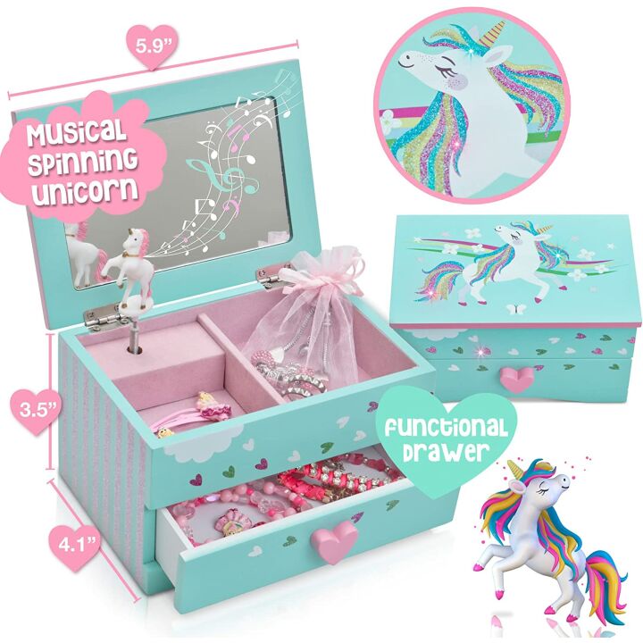 Unicorn Musical Jewelry Box for Girls - Perfect Gift