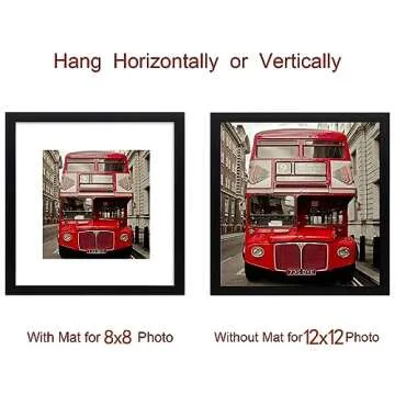 HEGATY Black 12x12 Frame Set of 3 for Stylish Display