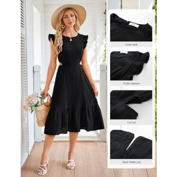 Elegant JASAMBAC Summer Dress for Wedding Guests