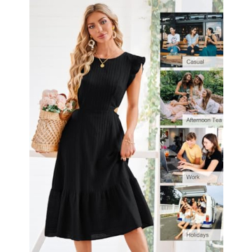 Elegant JASAMBAC Summer Dress for Wedding Guests