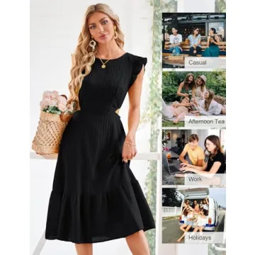 Elegant JASAMBAC Summer Dress for Wedding Guests