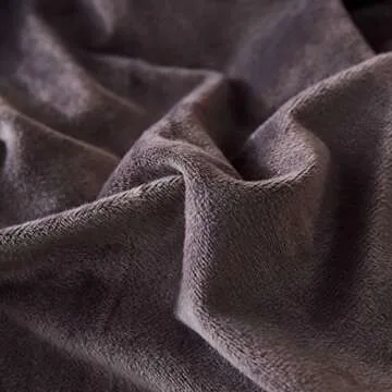 JAUXIO Luxury Plush Long Faux Fur 3 Pieces Bedding Set Shaggy Comforter Duvet Cover with Pillow Shams Ultra Soft Crystal Velvet Reverse (King, Dark Grey Ombre)