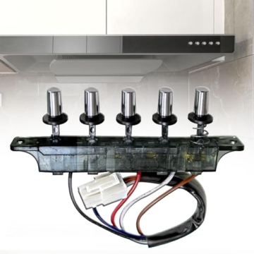 Range Hood Pushbutton Switch with 5 Button Control