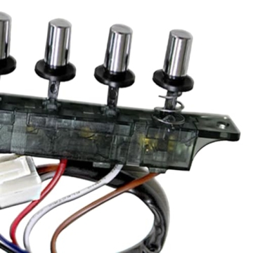 Range Hood Pushbutton Switch with 5 Button Control