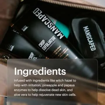 MANSCAPED® Crop Exfoliator® Gentle Groin Exfoliant Scrub to Soothe and Clear the Skin, Vegan, Cruelty-Free (3.5 oz)