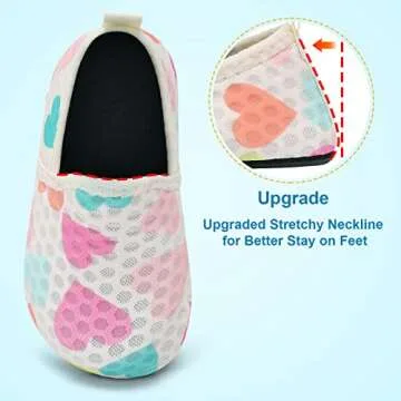 Lefflow Toddler Girl Boys Sandals Beach Swim Aqua Water Socks Shoe Toddler Non Slip House Slippers S...
