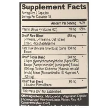 Onnit Alpha Brain Capsule - Focus & Memory Booster