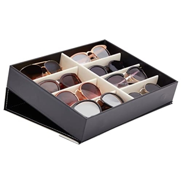 Stylish Juvale 8 Slot Sunglasses Organizer for Eyewear Storage
