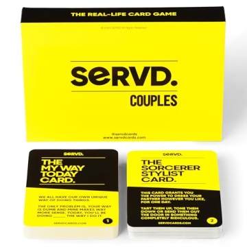 Couples Card Game - SERVD - Fun Real-Life Strategies!
