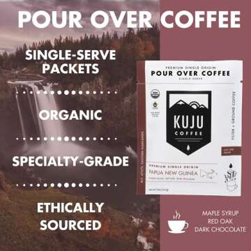 Kuju Coffee Premium Organic Pour Over - 10-pack
