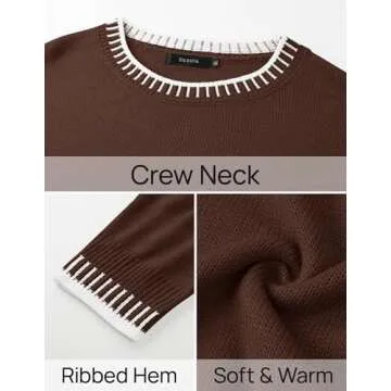 ZESICA Women's Stylish 2 Piece Sweater Set Lounge Wear