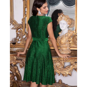 DRESSTELLS Sparkly Cocktail Dresses for Wedding Guest 2024