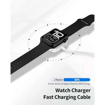 2025 Upgraded Magnetic Wireless Charger for Apple Watch