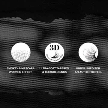 KISS Lash Couture Rebel Collection, False Eyelashes, 'Downtown Girl', 14 mm, Includes 1 Pair Of Lash, Contact Lens Friendly, Easy to Apply, Reusable Strip Lashes