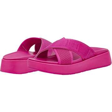 UGG Women's Emily Slide Sandal, Dragon Fruit MESH, 6.5