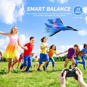 LUCKJOY RC Plane - Easy to Fly Durable Foam RC Glider