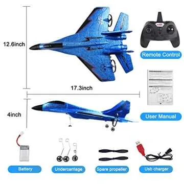 LUCKJOY RC Plane - Easy to Fly Durable Foam RC Glider
