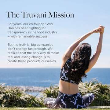 Truvani Plant Based Snack Bars | Chocolate Mint 12 Pack | 7g Protein | USDA Organic and Vegan | The Only Bar | Dairy, Soy, and Gluten Free | Individually Wrapped