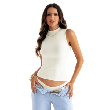 Double Lined Cozy Tank Top for Effortless Style and Comfort