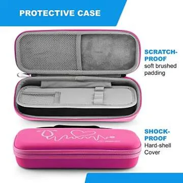Primacare KB-9297-PK Pink Stethoscope Case, Supplies NOT Included, for Stethoscopes and Medical Supp...