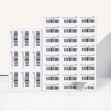 1" X 2-5/8" Address Labels 30 Per Sheet Sticker Paper for Laser and Inkjet Printers, 8.5"×11" White- 3000 Labels