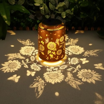 Solar Outdoor Lanterns - Waterproof Butterfly Decor for Gardens