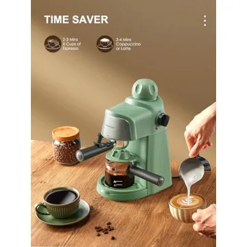 Ihomekee Espresso Machine with Fast Heating Function