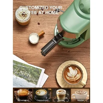 Ihomekee Espresso Machine with Fast Heating Function