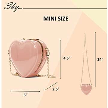 Girls Purse Kids Little Handbag - Toddler Crossbody Small Shoulder Bag Jelly Strap Body Sweet Gifts (Pink)