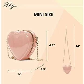 Girls Purse Kids Little Handbag - Toddler Crossbody Small Shoulder Bag Jelly Strap Body Sweet Gifts (Pink)