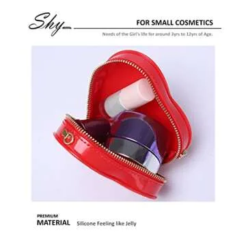 Girls Purse Kids Little Handbag - Toddler Crossbody Small Shoulder Bag Jelly Strap Body Sweet Gifts (Pink)