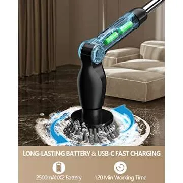 Powerful Leebein Electric Spin Scrubber for Effortless Cleaning