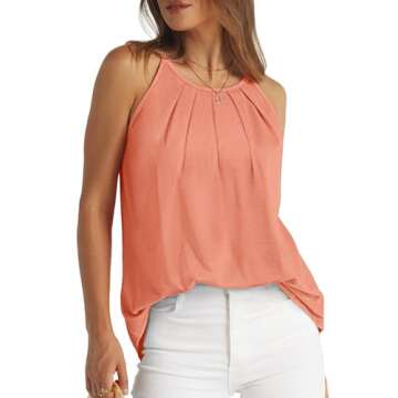 WIHOLL Plus Size Summer Tank Top - Stylish Comfort