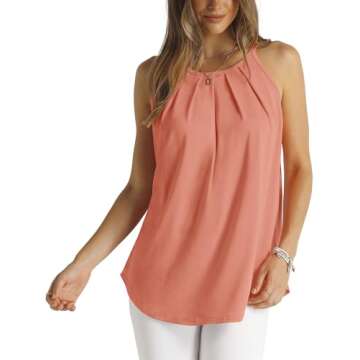 WIHOLL Plus Size Summer Tank Top - Stylish Comfort